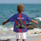 Afro-Haitians Pride Personalized Kid Hawaiian Shirt Neg Marron Haitian Heritage LT18