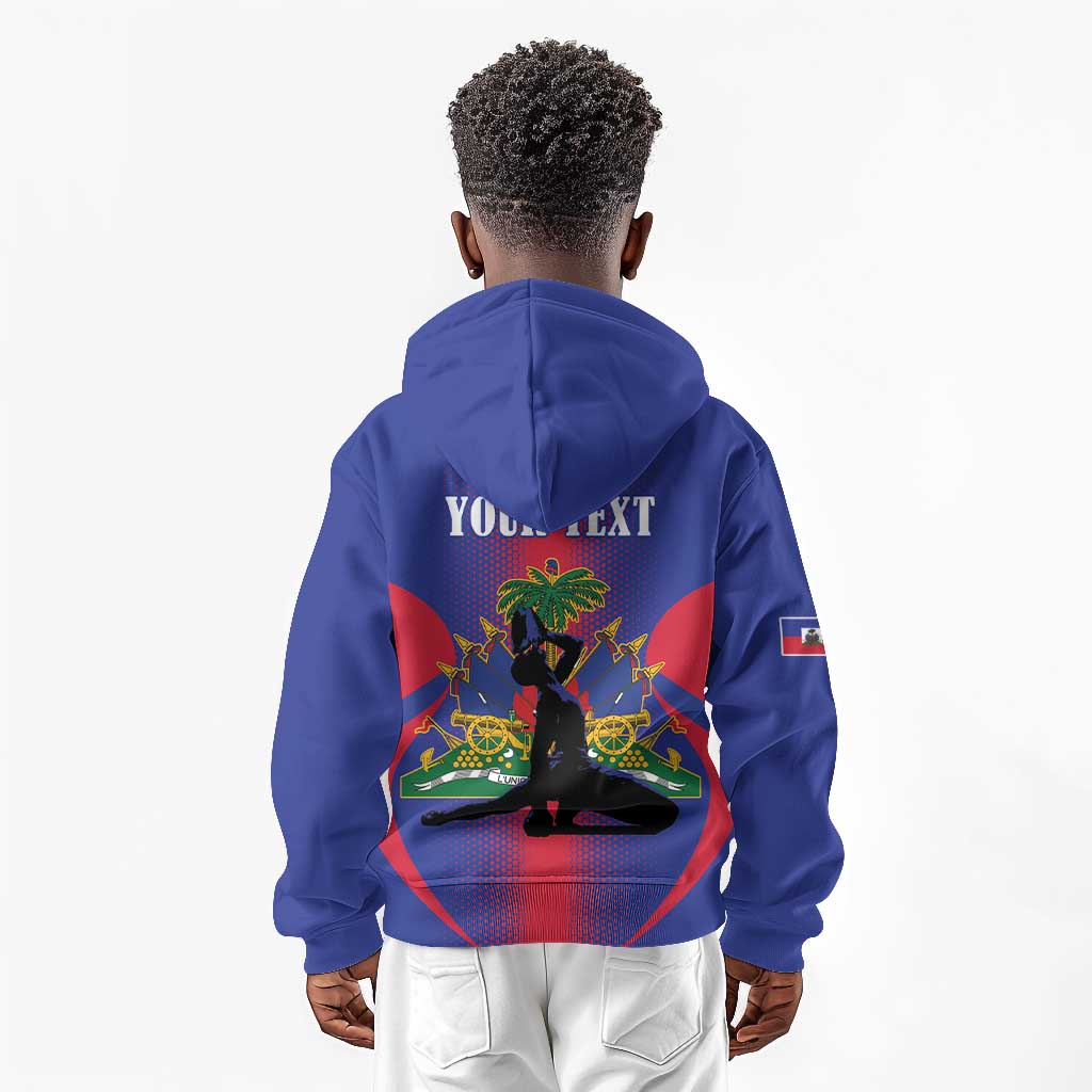 Afro-Haitians Pride Personalized Kid Hoodie Neg Marron Haitian Heritage - African Pride