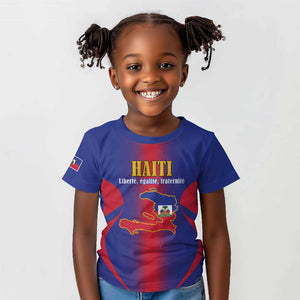 Afro-Haitians Pride Personalized Kid T shirt Neg Marron Haitian Heritage LT18