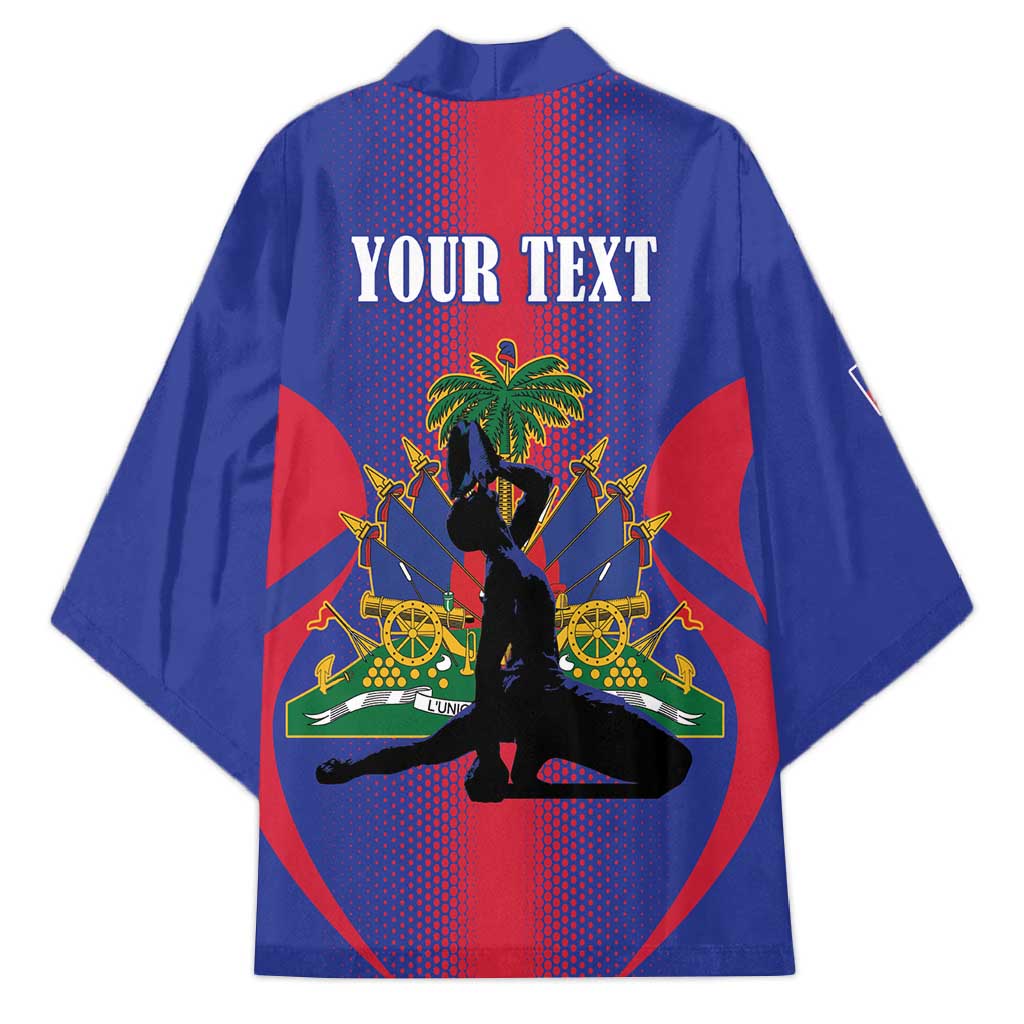Afro-Haitians Pride Personalized Kimono Neg Marron Haitian Heritage