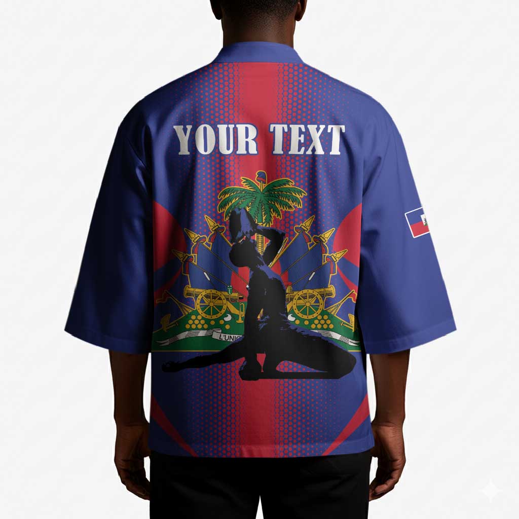 Afro-Haitians Pride Personalized Kimono Neg Marron Haitian Heritage