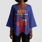 Afro-Haitians Pride Personalized Kimono Sleeve Blouse Neg Marron Haitian Heritage