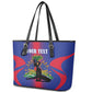 Afro-Haitians Pride Personalized Leather Tote Bag Neg Marron Haitian Heritage - African Pride