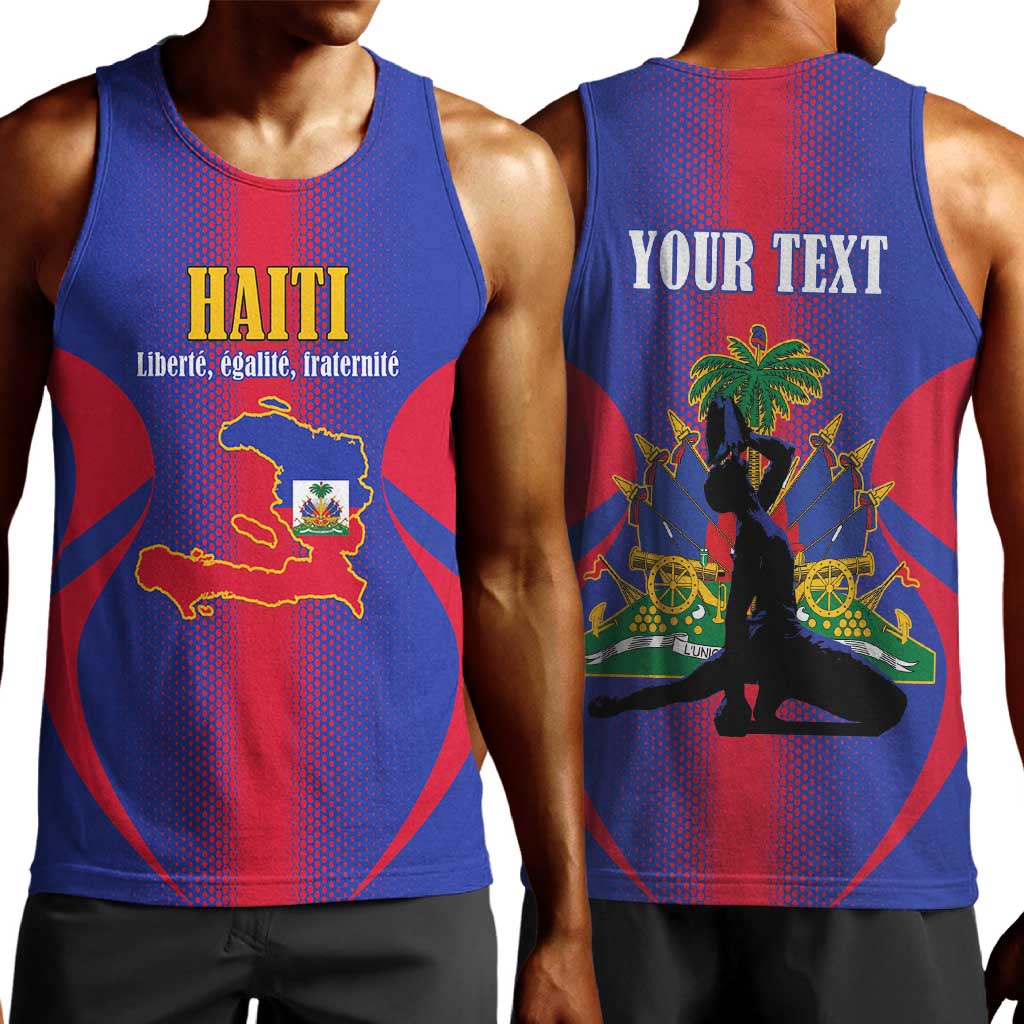Afro-Haitians Pride Personalized Men Tank Top Neg Marron Haitian Heritage - African Pride