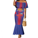Afro-Haitians Pride Personalized Mermaid Dress Neg Marron Haitian Heritage LT18