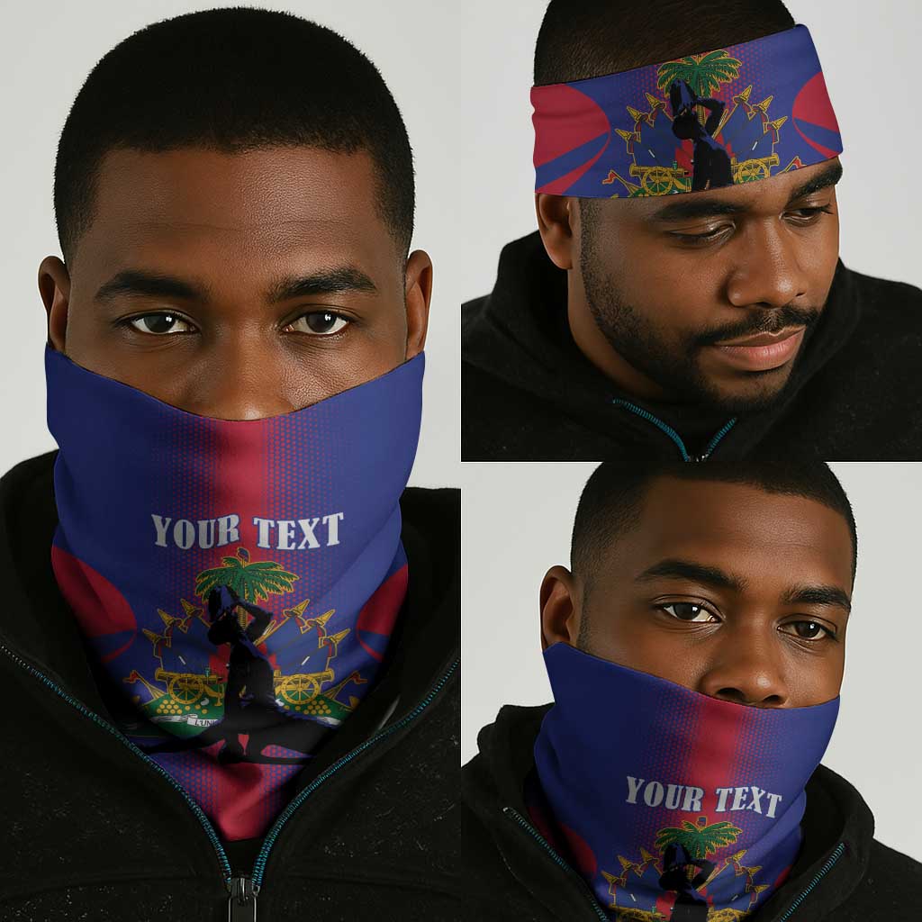 Afro-Haitians Pride Personalized Neck Gaiter Neg Marron Haitian Heritage - African Pride