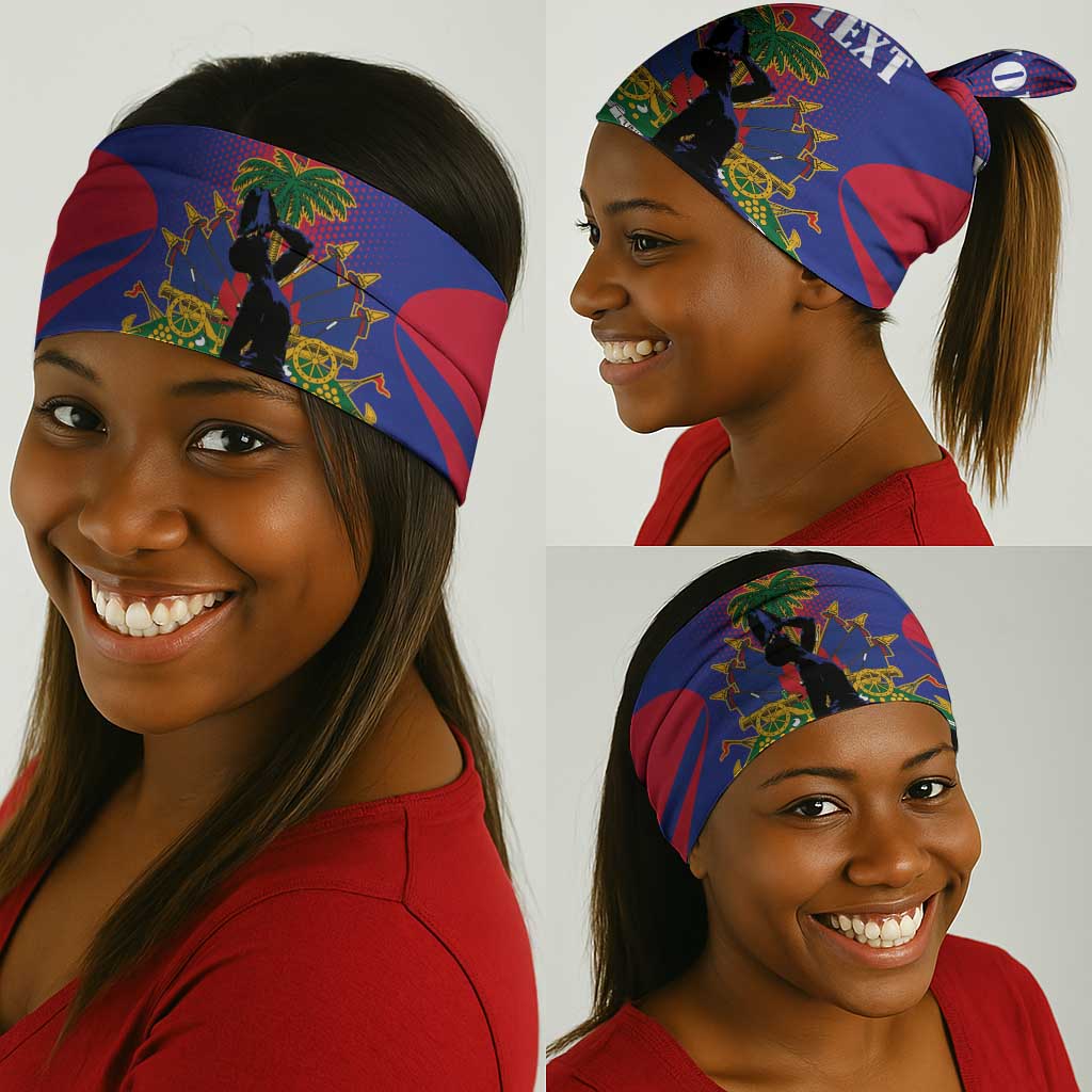Afro-Haitians Pride Personalized Neck Gaiter Neg Marron Haitian Heritage - African Pride