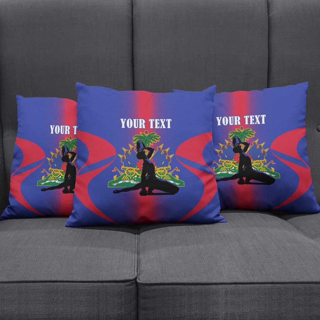 Afro-Haitians Pride Personalized Pillow Cover Neg Marron Haitian Heritage