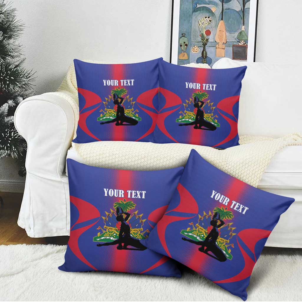 Afro-Haitians Pride Personalized Pillow Cover Neg Marron Haitian Heritage