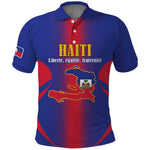 Afro-Haitians Pride Personalized Polo Shirt Neg Marron Haitian Heritage LT18