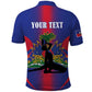 Afro-Haitians Pride Personalized Polo Shirt Neg Marron Haitian Heritage LT18