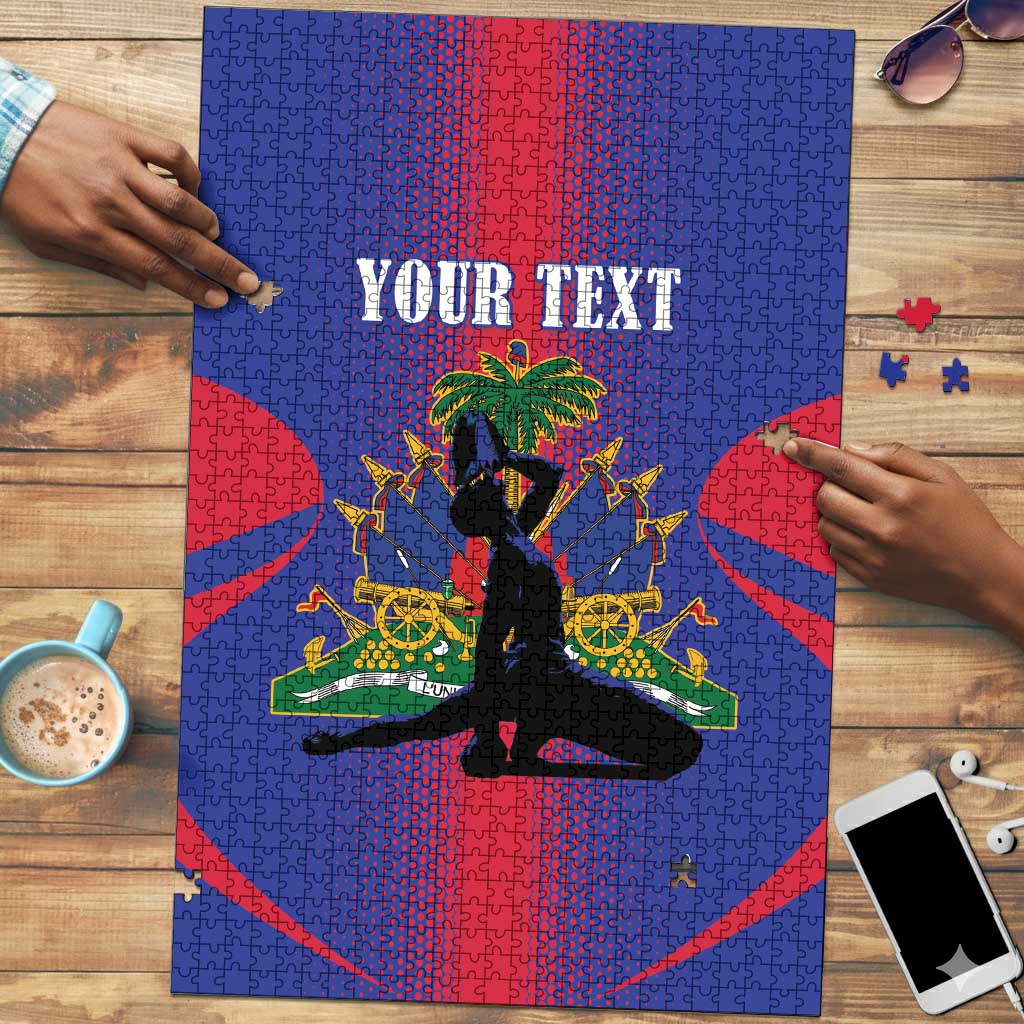 Afro-Haitians Pride Personalized Puzzle Neg Marron Haitian Heritage