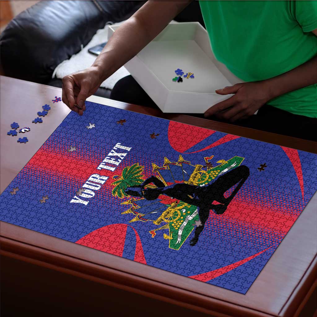 Afro-Haitians Pride Personalized Puzzle Neg Marron Haitian Heritage