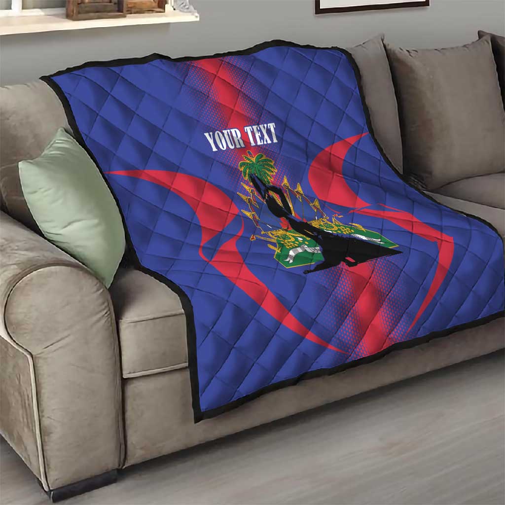 Afro-Haitians Pride Personalized Quilt Neg Marron Haitian Heritage - African Pride