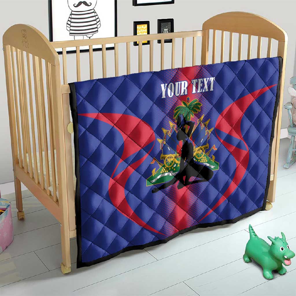 Afro-Haitians Pride Personalized Quilt Neg Marron Haitian Heritage - African Pride