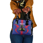 Afro-Haitians Pride Personalized Shoulder Handbag Neg Marron Haitian Heritage - African Pride