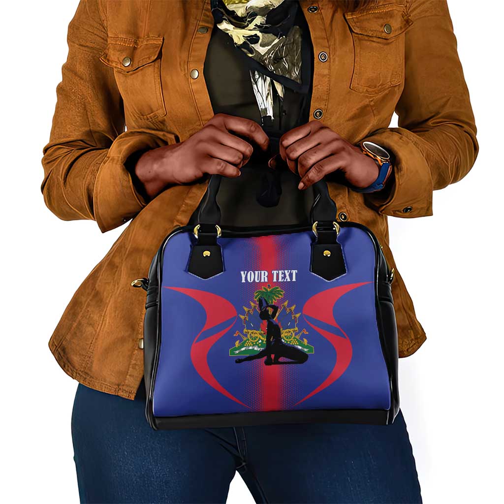 Afro-Haitians Pride Personalized Shoulder Handbag Neg Marron Haitian Heritage - African Pride