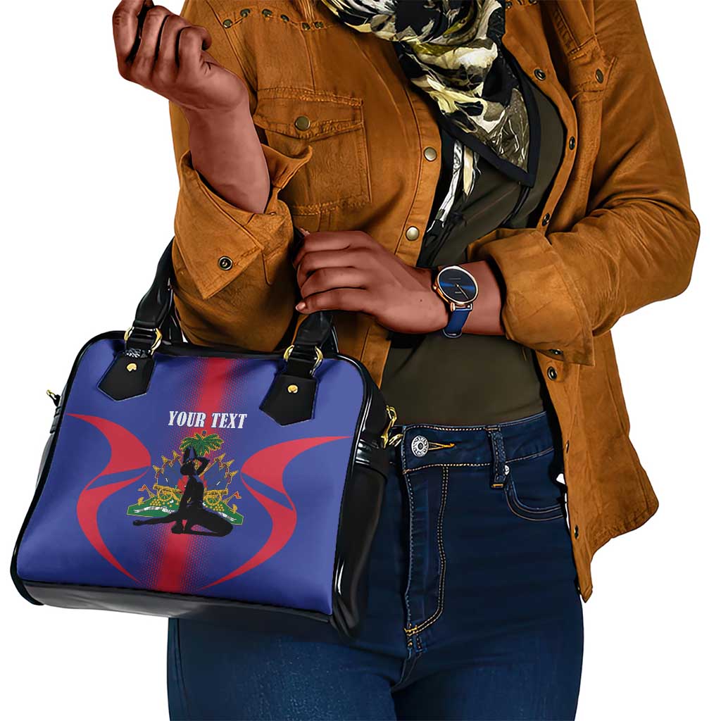 Afro-Haitians Pride Personalized Shoulder Handbag Neg Marron Haitian Heritage - African Pride