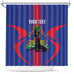 Afro-Haitians Pride Personalized Shower Curtain Neg Marron Haitian Heritage - African Pride