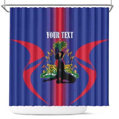 Afro-Haitians Pride Personalized Shower Curtain Neg Marron Haitian Heritage - African Pride