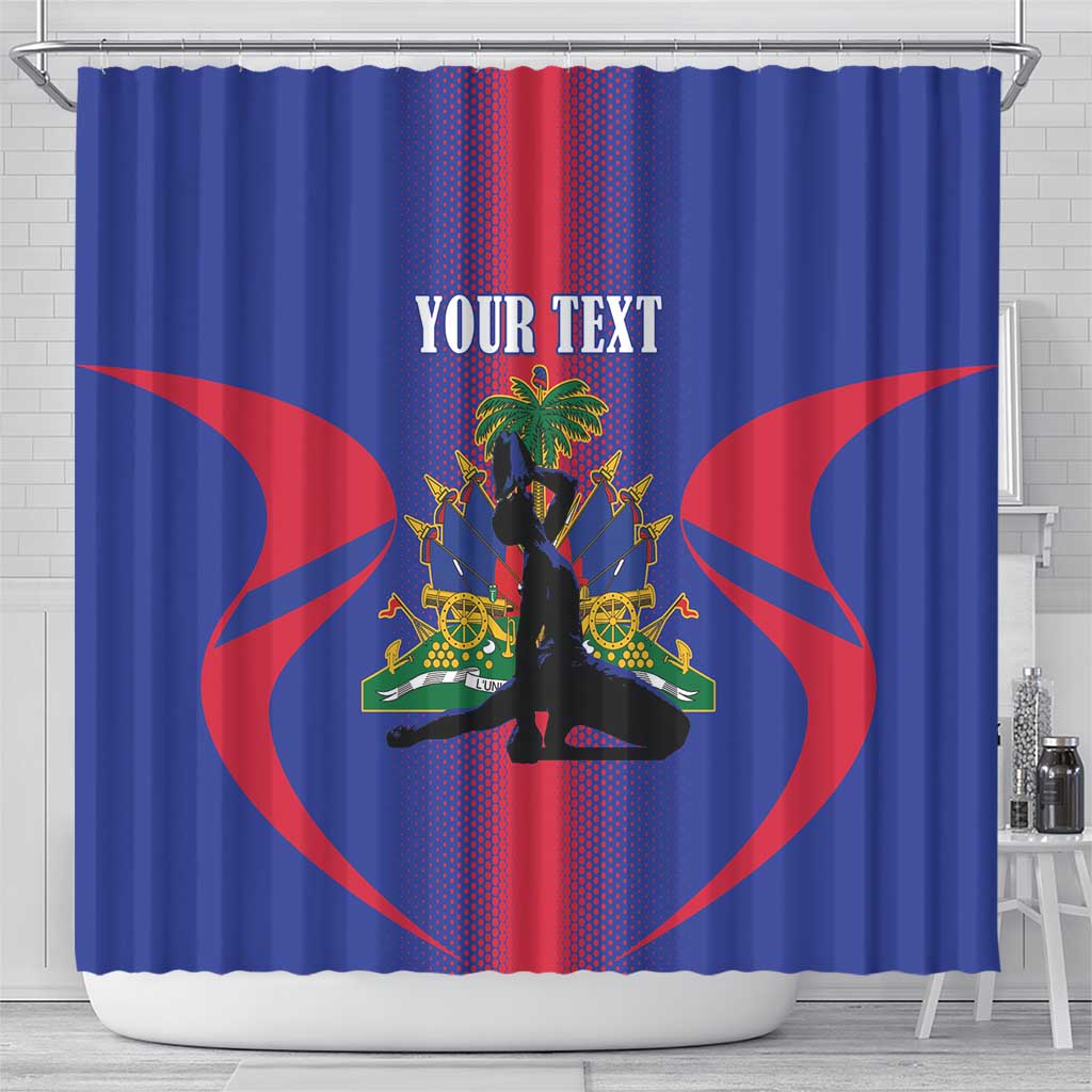 Afro-Haitians Pride Personalized Shower Curtain Neg Marron Haitian Heritage - African Pride