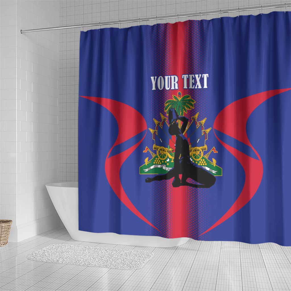 Afro-Haitians Pride Personalized Shower Curtain Neg Marron Haitian Heritage - African Pride