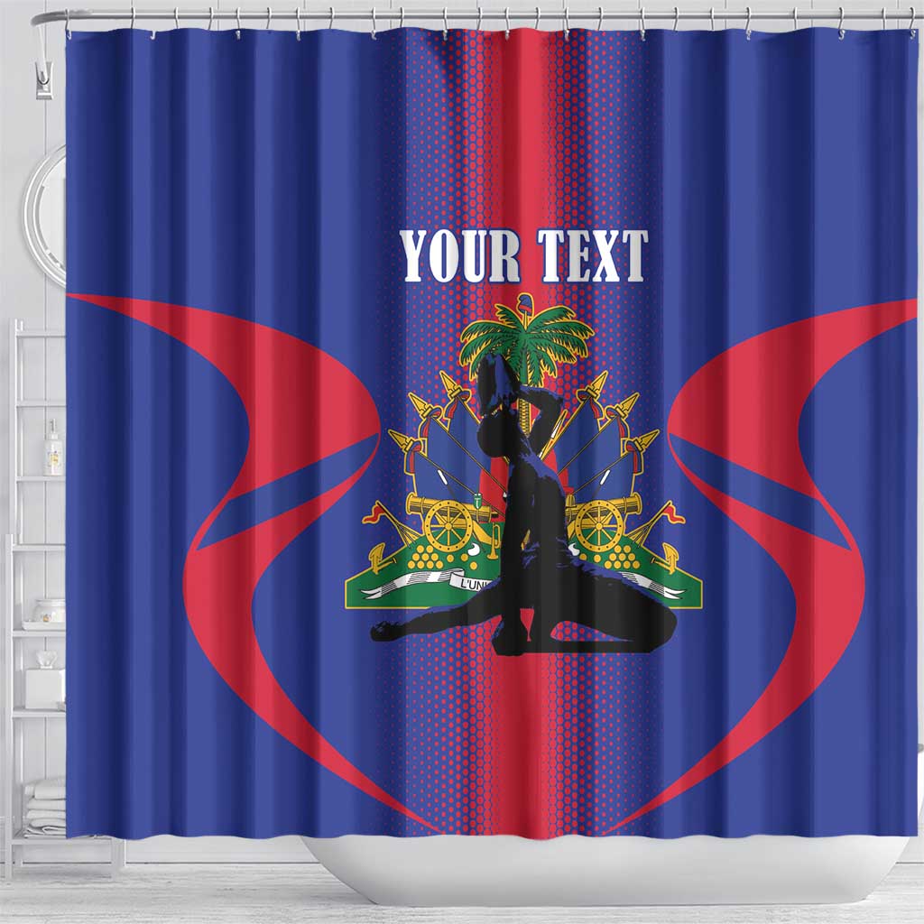 Afro-Haitians Pride Personalized Shower Curtain Neg Marron Haitian Heritage - African Pride
