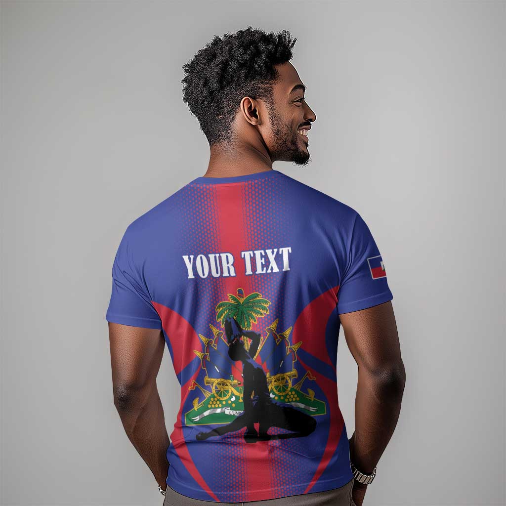 Afro-Haitians Pride Personalized T shirt Neg Marron Haitian Heritage LT18