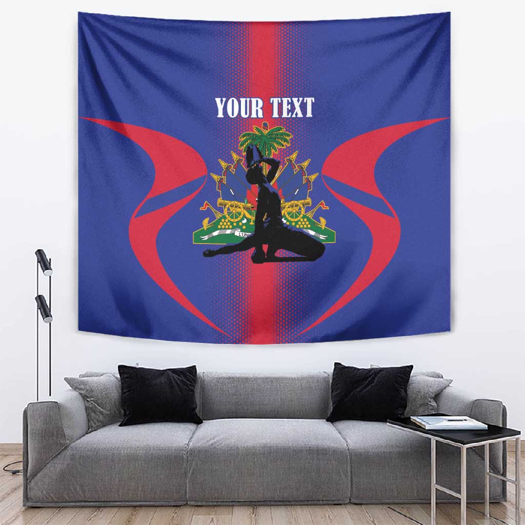 Afro-Haitians Pride Personalized Tapestry Neg Marron Haitian Heritage - African Pride