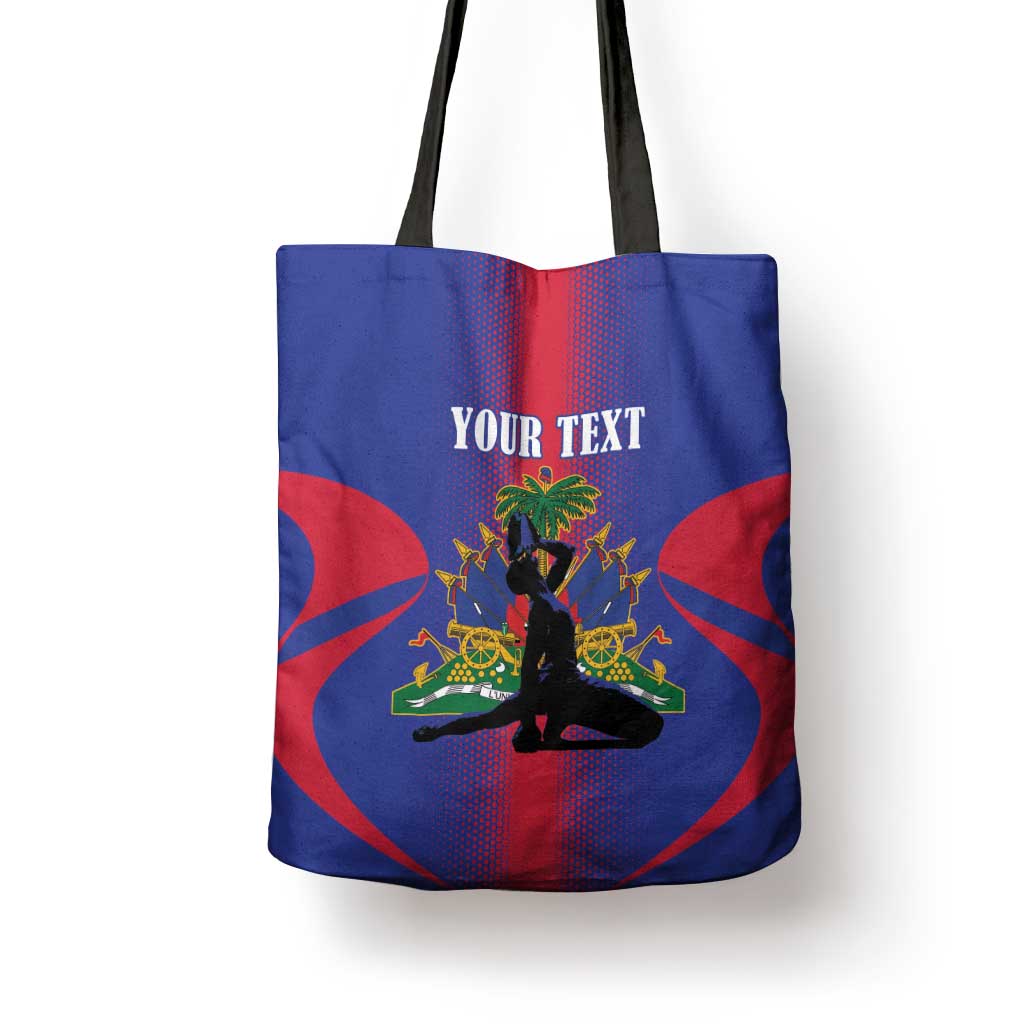 Afro-Haitians Pride Personalized Tote Bag Neg Marron Haitian Heritage