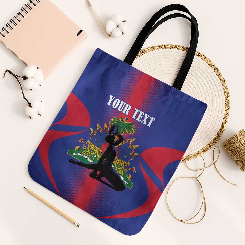 Afro-Haitians Pride Personalized Tote Bag Neg Marron Haitian Heritage