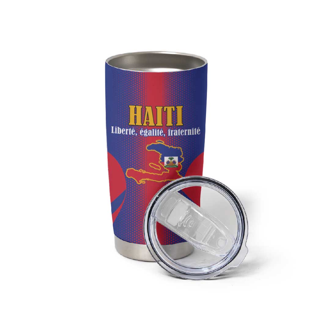 Afro-Haitians Pride Personalized Tumbler Cup Neg Marron Haitian Heritage - African Pride