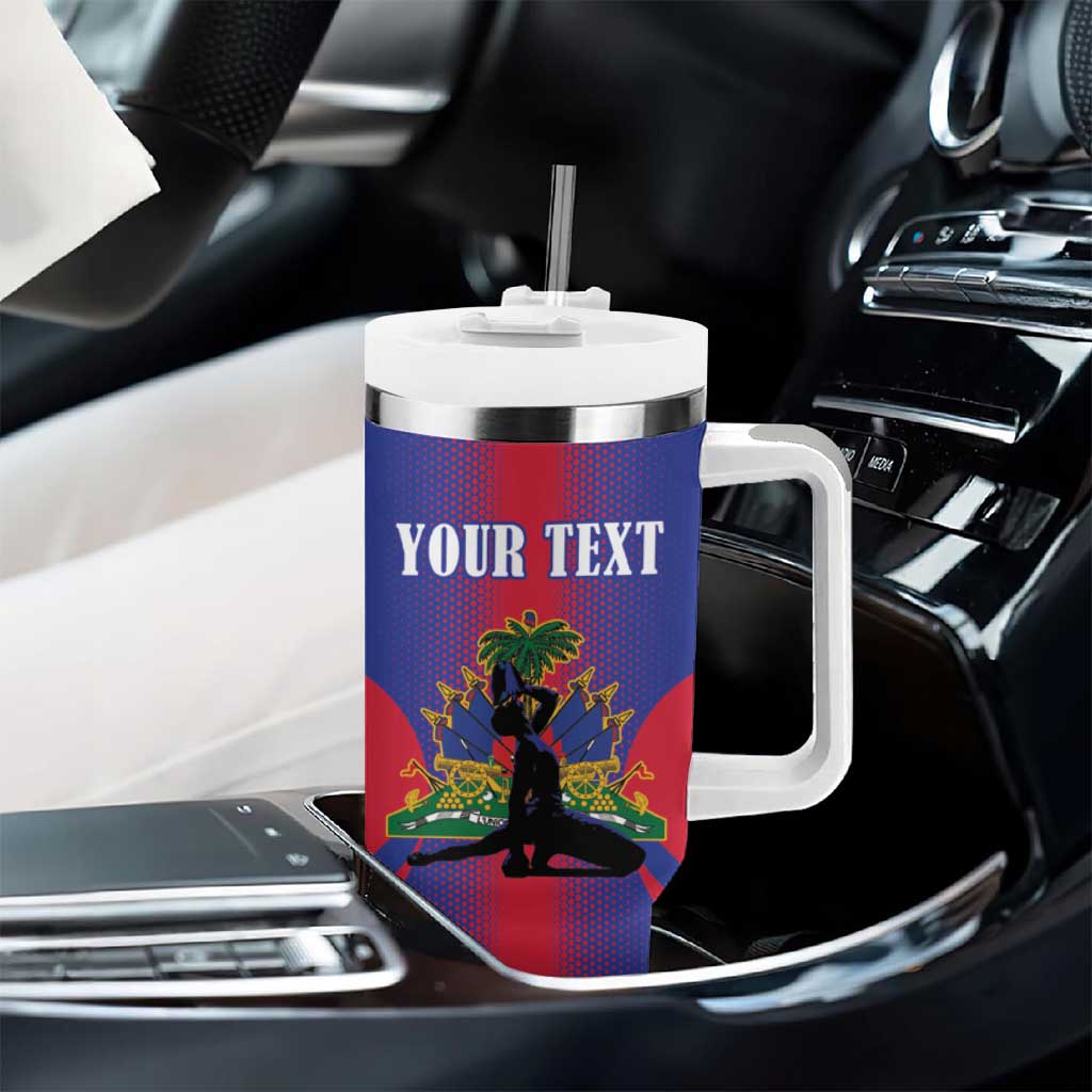 Afro-Haitians Pride Personalized Tumbler With Handle Neg Marron Haitian Heritage - African Pride