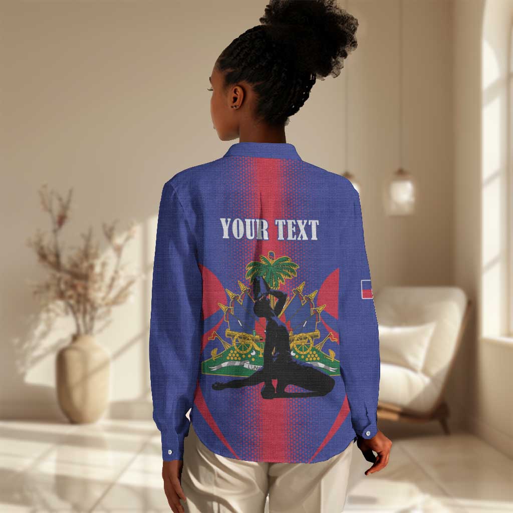 Afro-Haitians Pride Personalized Women Casual Shirt Neg Marron Haitian Heritage - African Pride