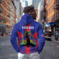 Afro-Haitians Pride Personalized Zip Hoodie Neg Marron Haitian Heritage - African Pride
