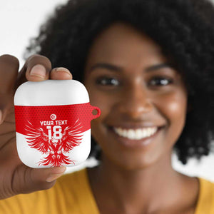 Custom Tunisia Football AirPods Case Eagles of Carthage Spirit - African Pride