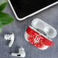 Custom Tunisia Football AirPods Case Eagles of Carthage Spirit - African Pride