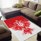 Custom Tunisia Football Area Rug Eagles of Carthage Spirit - African Pride