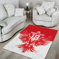 Custom Tunisia Football Area Rug Eagles of Carthage Spirit - African Pride