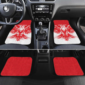 Custom Tunisia Football Car Mats Eagles of Carthage Spirit - African Pride