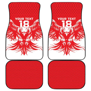 Custom Tunisia Football Car Mats Eagles of Carthage Spirit - African Pride