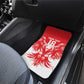 Custom Tunisia Football Car Mats Eagles of Carthage Spirit - African Pride