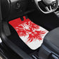 Custom Tunisia Football Car Mats Eagles of Carthage Spirit - African Pride