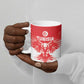 Custom Tunisia Football Ceramic Mug Eagles of Carthage Spirit - African Pride
