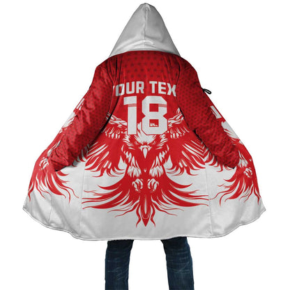 Custom Tunisia Football Cloak Eagles of Carthage Spirit - African Pride