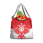 Custom Tunisia Football Grocery Bag Eagles of Carthage Spirit - African Pride