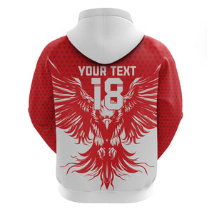 Custom Tunisia Football Hoodie Eagles of Carthage Spirit - African Pride