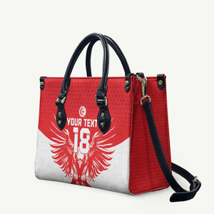Custom Tunisia Football Leather Bag Eagles of Carthage Spirit - African Pride