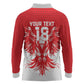 Custom Tunisia Football Long Sleeve Polo Shirt Eagles of Carthage Spirit - African Pride