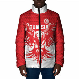 Custom Tunisia Football Padded Jacket Eagles of Carthage Spirit - African Pride